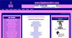 Desktop Screenshot of bigdancelist.com
